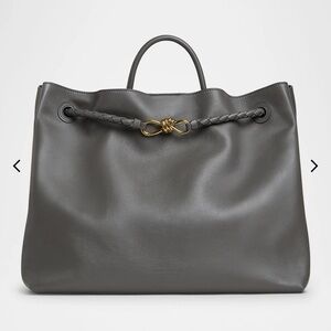 NWT BOTTEGA VENETA Large grey Andiamo embellished leather tote (OPEN TO OFFERS)